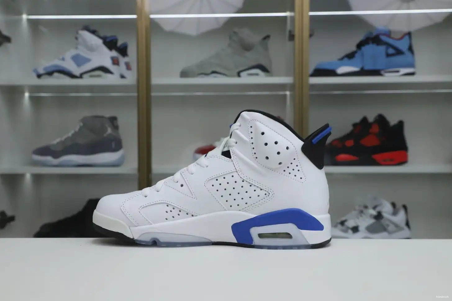 JORDAN RETRO AIR 6 SPORT BLUE Kimikick 0502